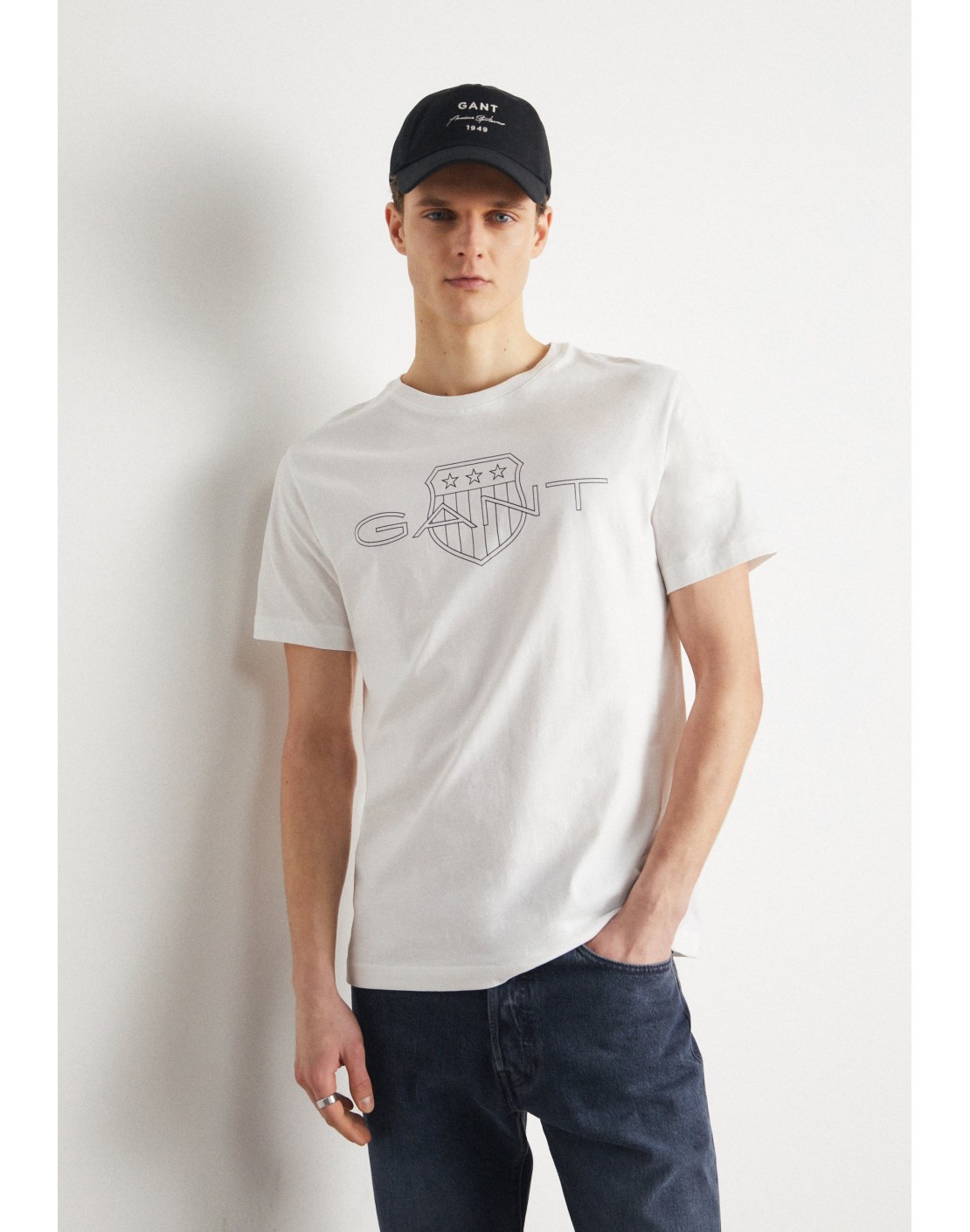 Gant Camiseta Logo T-Shirt Print