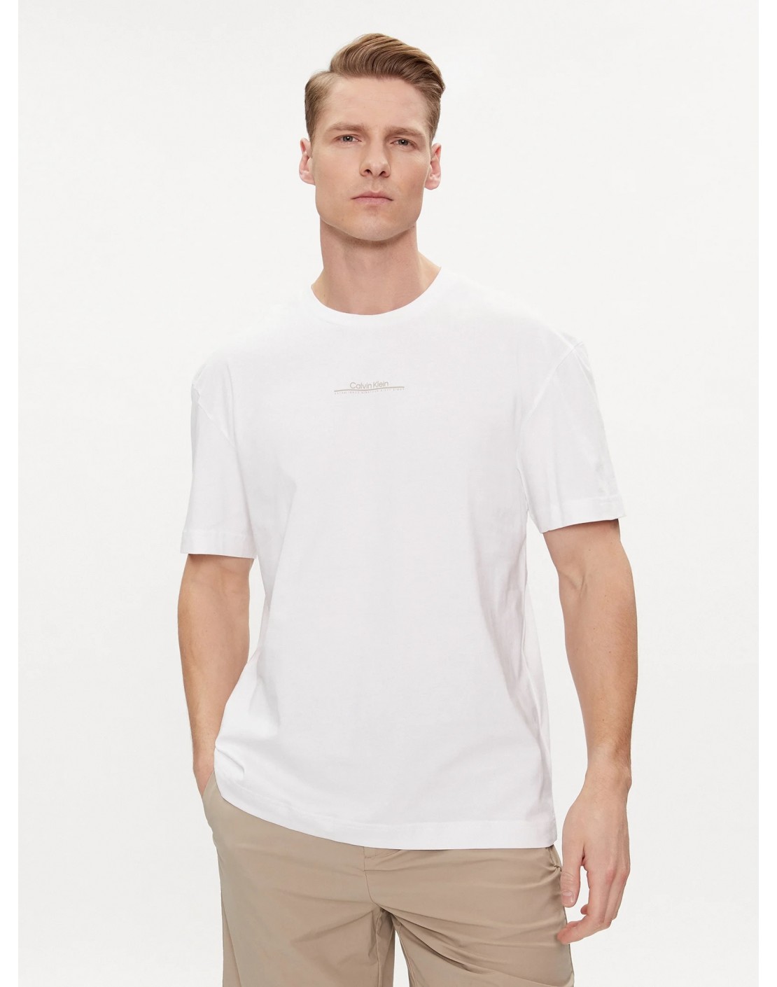 Calvin Klein Camiseta Linear Graphic T-Shirt