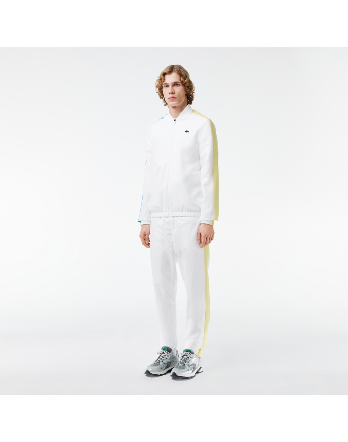 Lacoste- Chándal de Tenis Sportsuit con Diseño Color Block