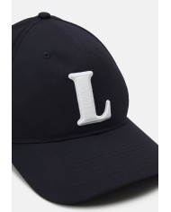 Lacoste Gorra de béisbol en sarga de algodón con bordados 3D