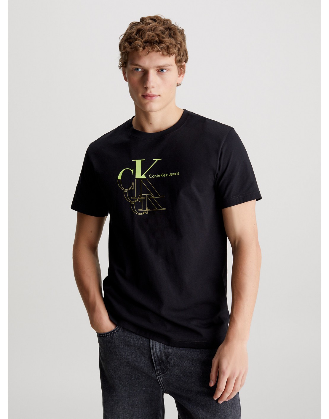 Calvin Klein Camiseta Monogram Echo Graphic Tee