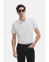 Silbon Polo clásico liso blanco