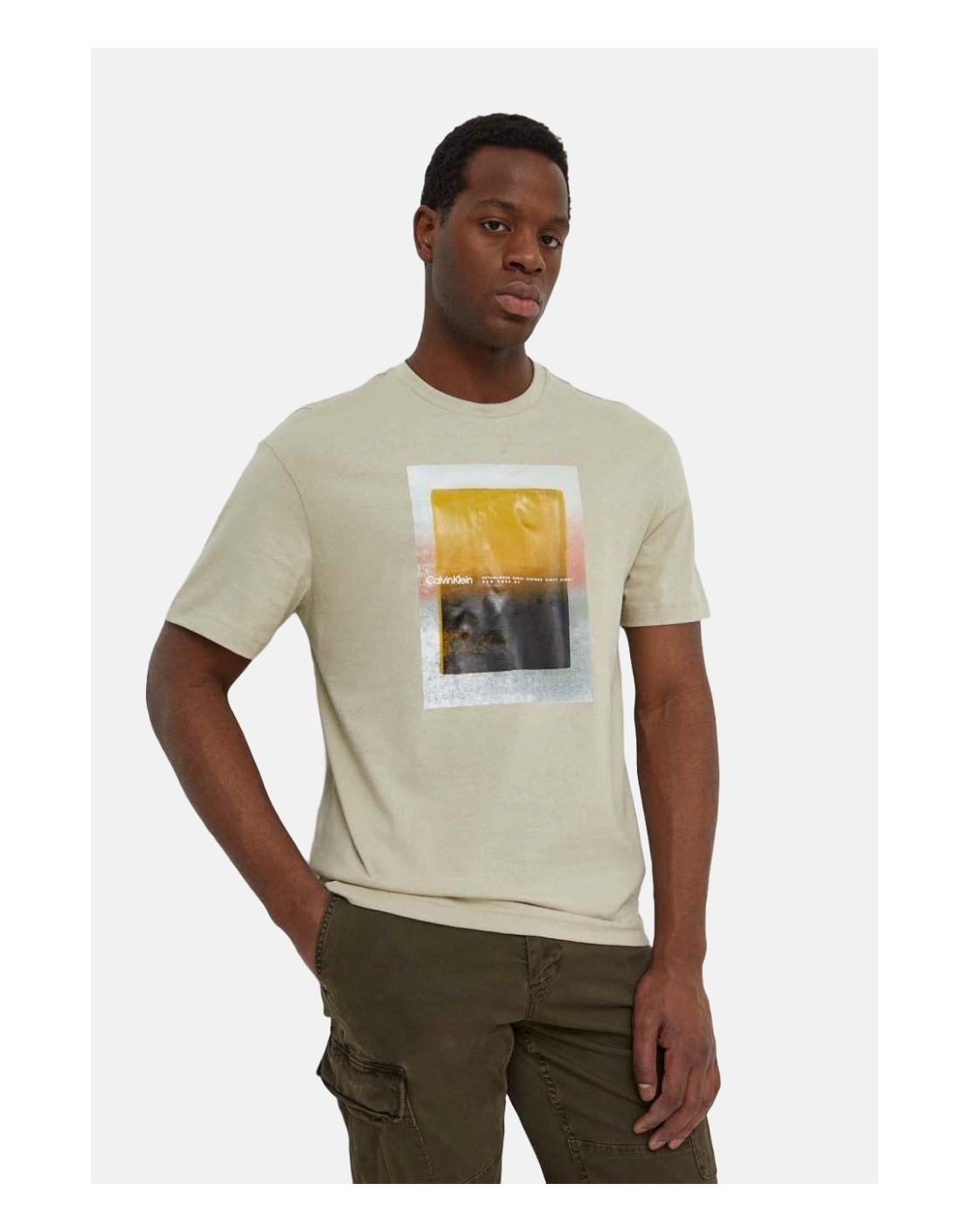 Calvin CK Camiseta Sense Layer Graphic T-Shirt