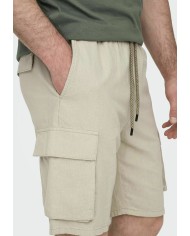 Only&Sons Bermudas Cargo Onssinus Cargo 0007 Cot Lin Shorts