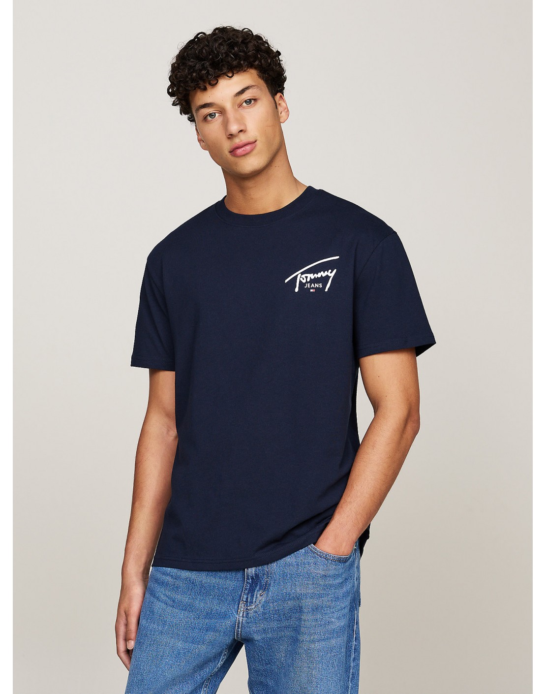 Tommy Jeans Camiseta TJM Reg Signature Print Ext