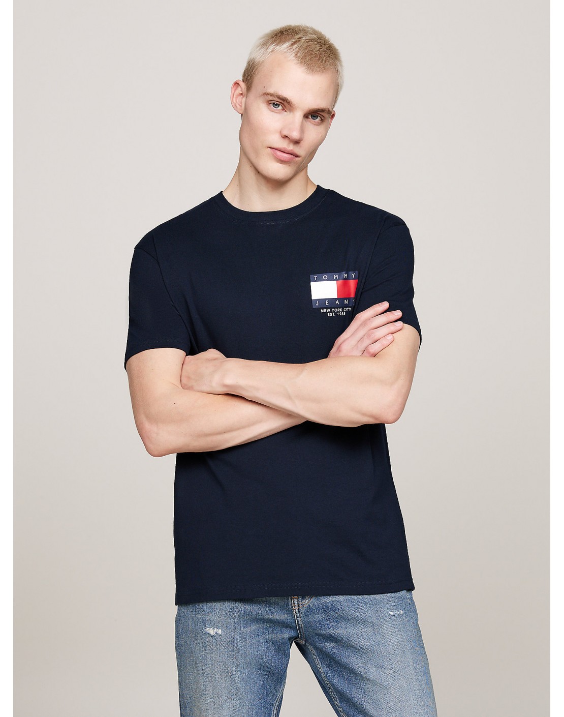 Tommy Jeans Camiseta TJM RWB Sig Flag Tee Ext