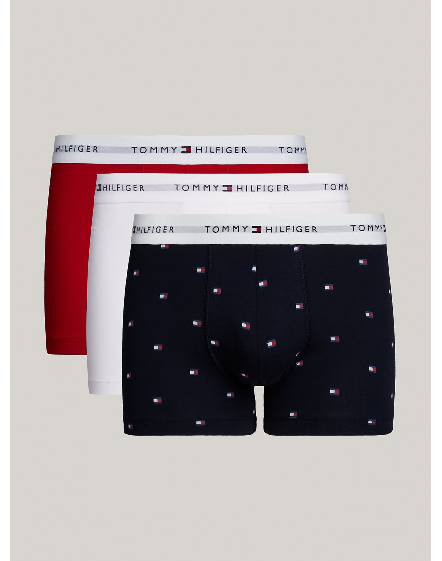 Tommy Hilfiger Bóxer Pack 3 Trunk Print