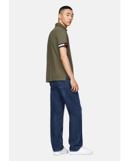 Tommy Hilfiger Polo Flag Cuff Slim Fit Polo