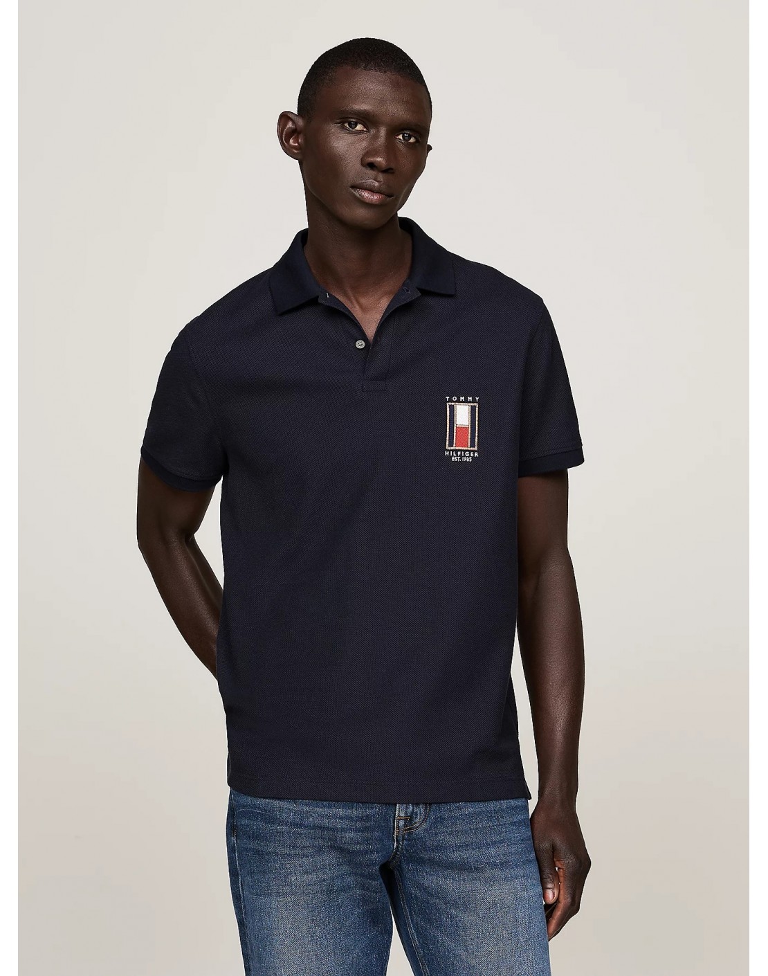 Tommy Hilfiger Polo Vertical Flag Reg Polo