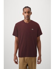 Lacoste Camiseta de corte clásico de punto de algodón