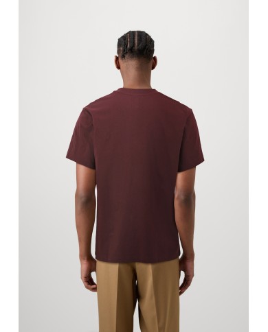 Lacoste Camiseta de corte clásico de punto de algodón