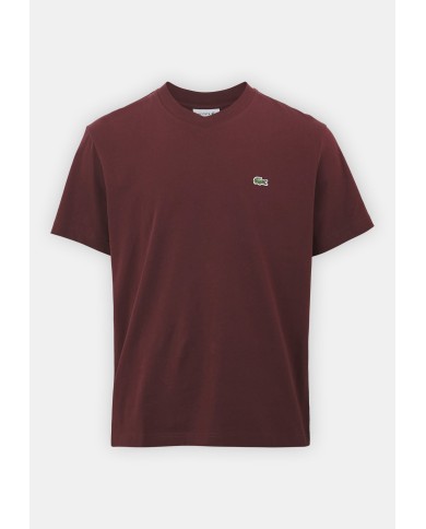 Lacoste Camiseta de corte clásico de punto de algodón