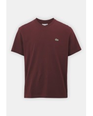 Lacoste Camiseta de corte clásico de punto de algodón