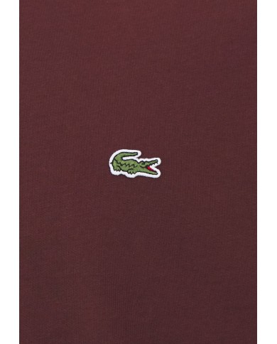 Lacoste Camiseta de corte clásico de punto de algodón