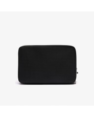 Lacoste Cloutch Chantaco de piel piqué con cremallera