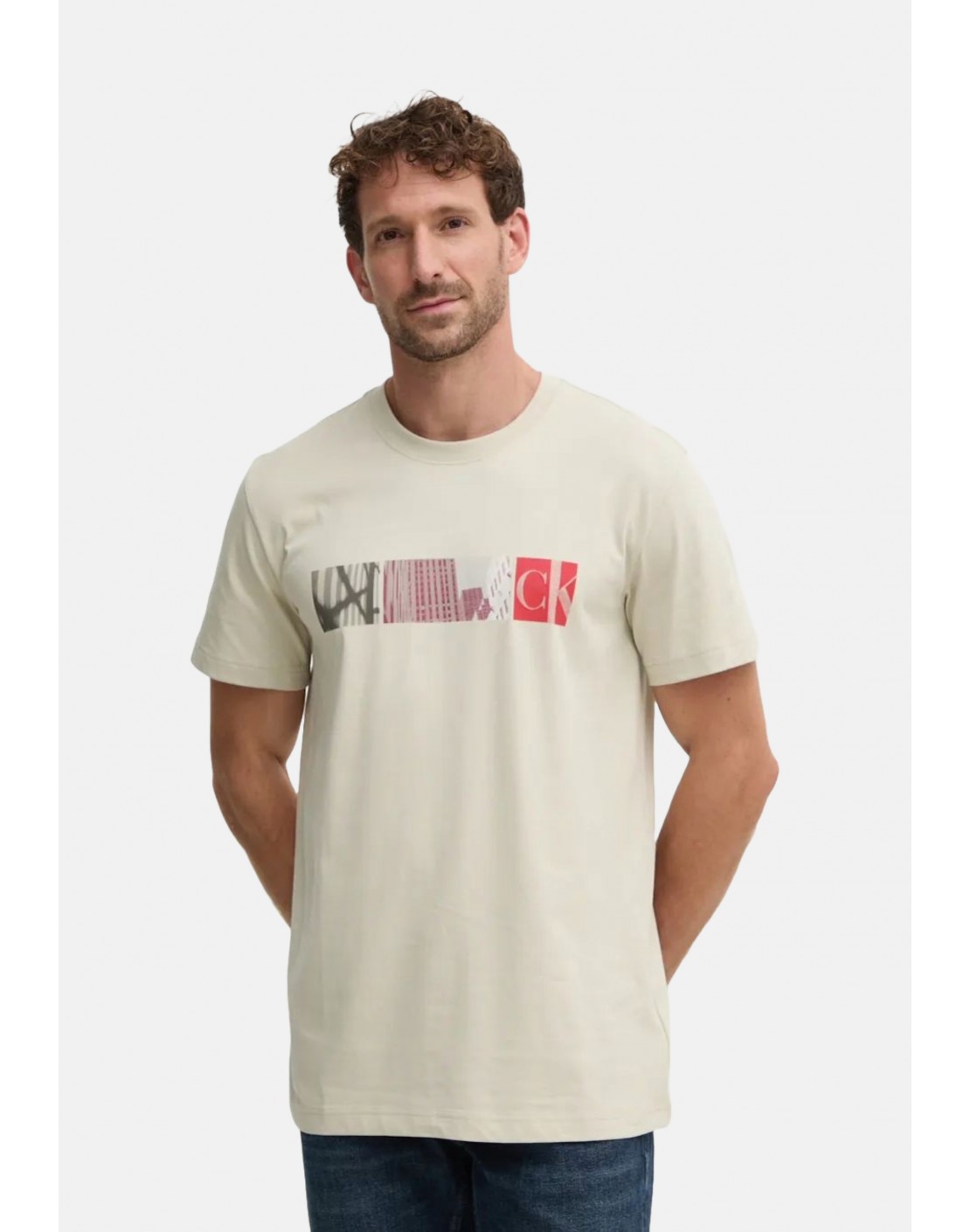 Calvin Klein Camiseta City Block Tee