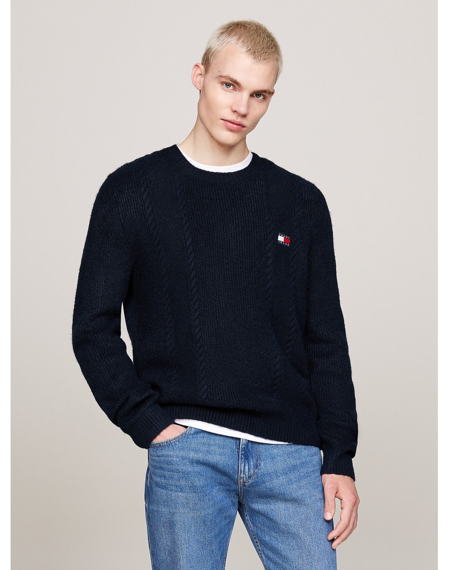 Tommy Jeans Jersey TJM Slim Cable Knit