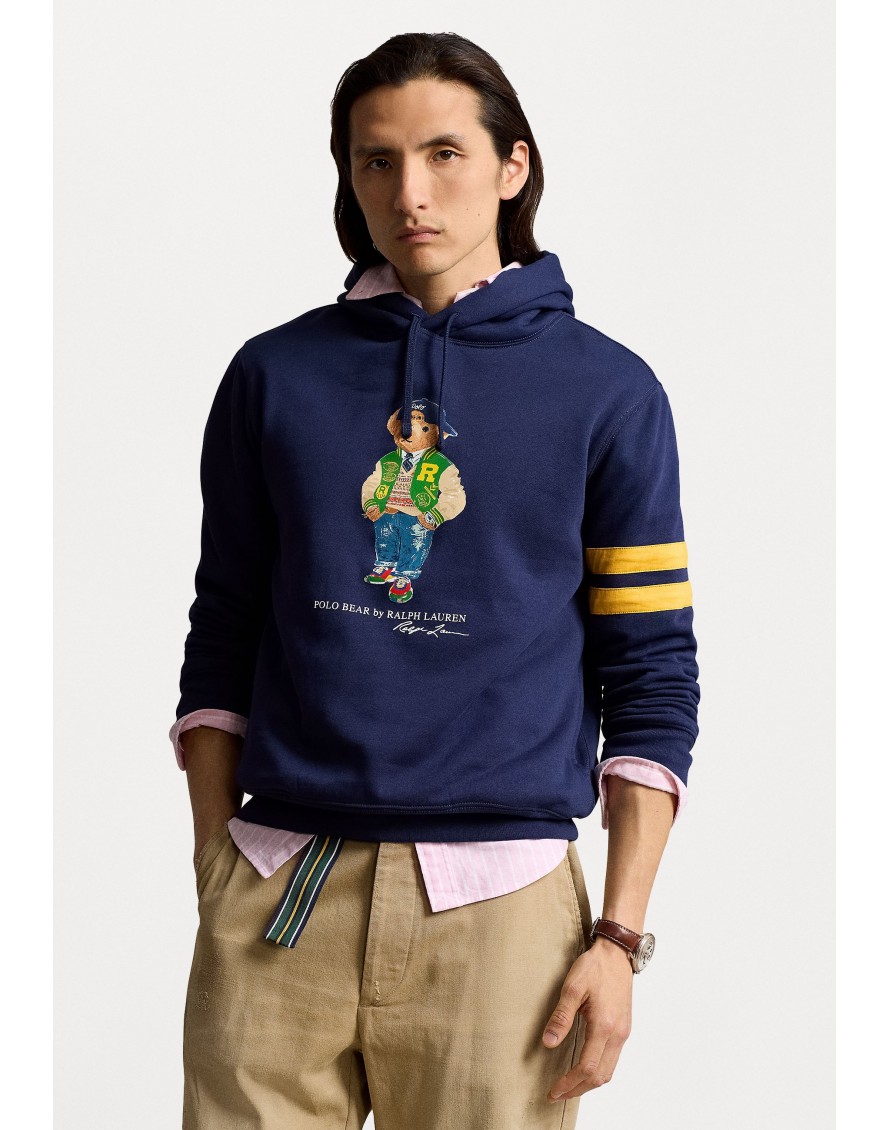 Ralph Lauren Sudadera capucha de felpa con Polo Bear