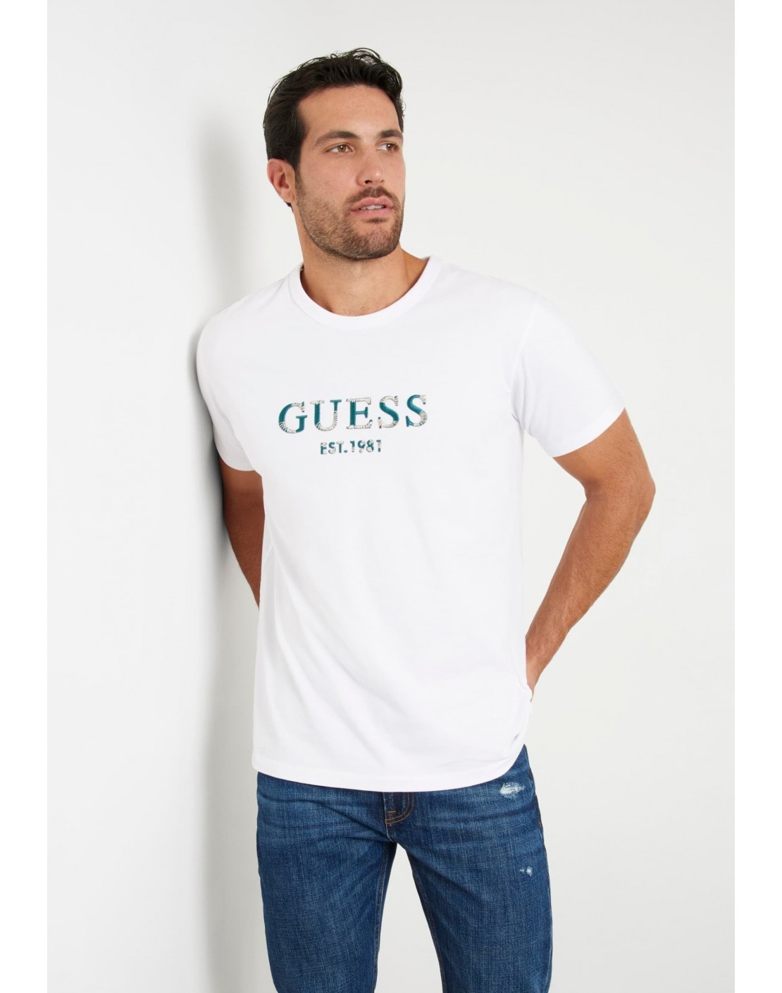 Guess Camiseta SS CN Guess Multicolor Tee