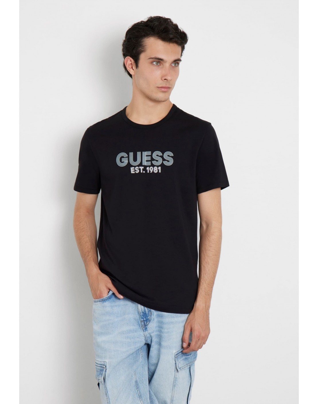 Guess Camiseta SS CN Classic Design Tee