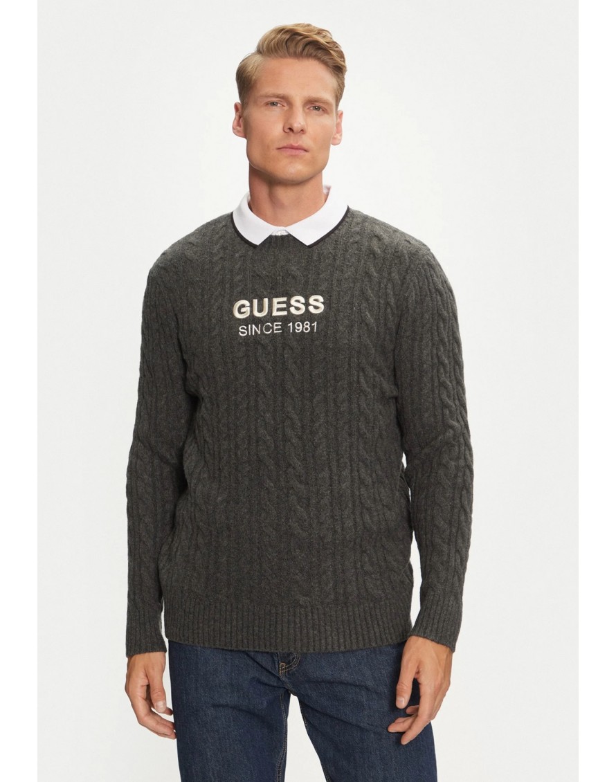 Guess Jersey Elwyn CN Cable Sweater