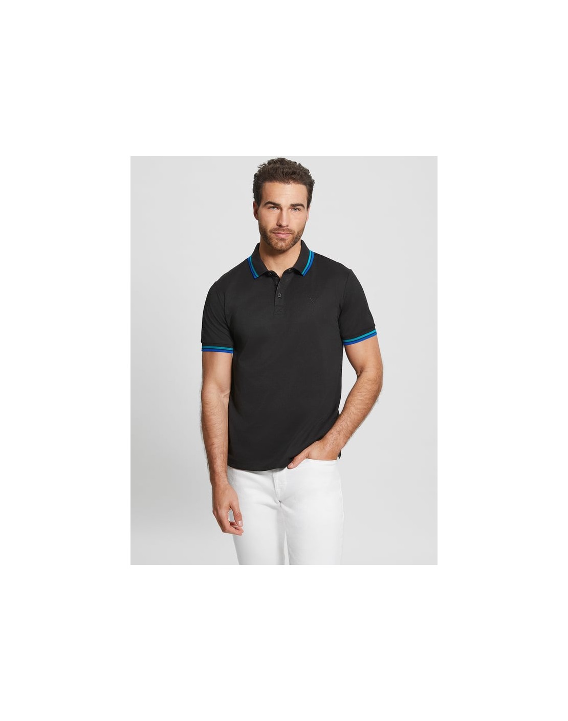 Guess Polo SS Sport Pique Triangle Polo