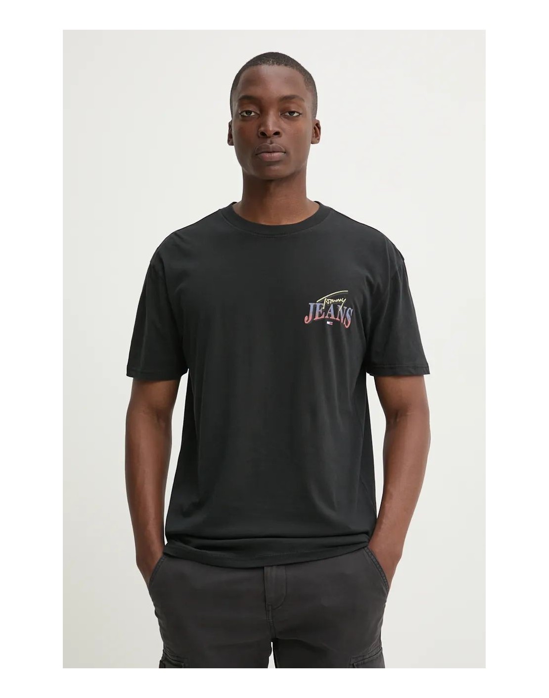 Tommy Jeans Camiseta TJM REg Diamond Twist Tee