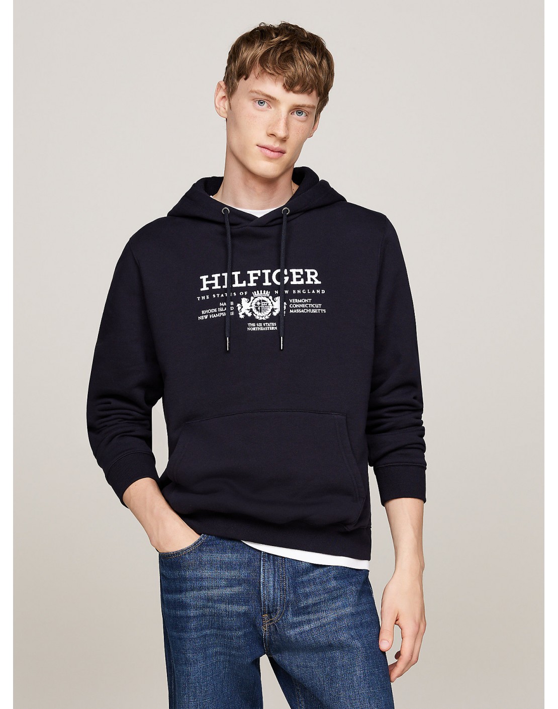 Tommy Hilfiger Sudadera capucha Crest Embroidery Hoody