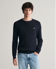 Gant Jersey Cotton Cable C-Neck
