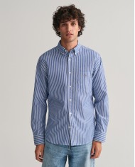 Gant Camisa Regular Fit de popelina a rayas