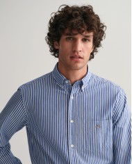 Gant Camisa Regular Fit de popelina a rayas