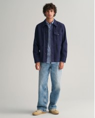 Gant Camisa Regular Fit de popelina a rayas