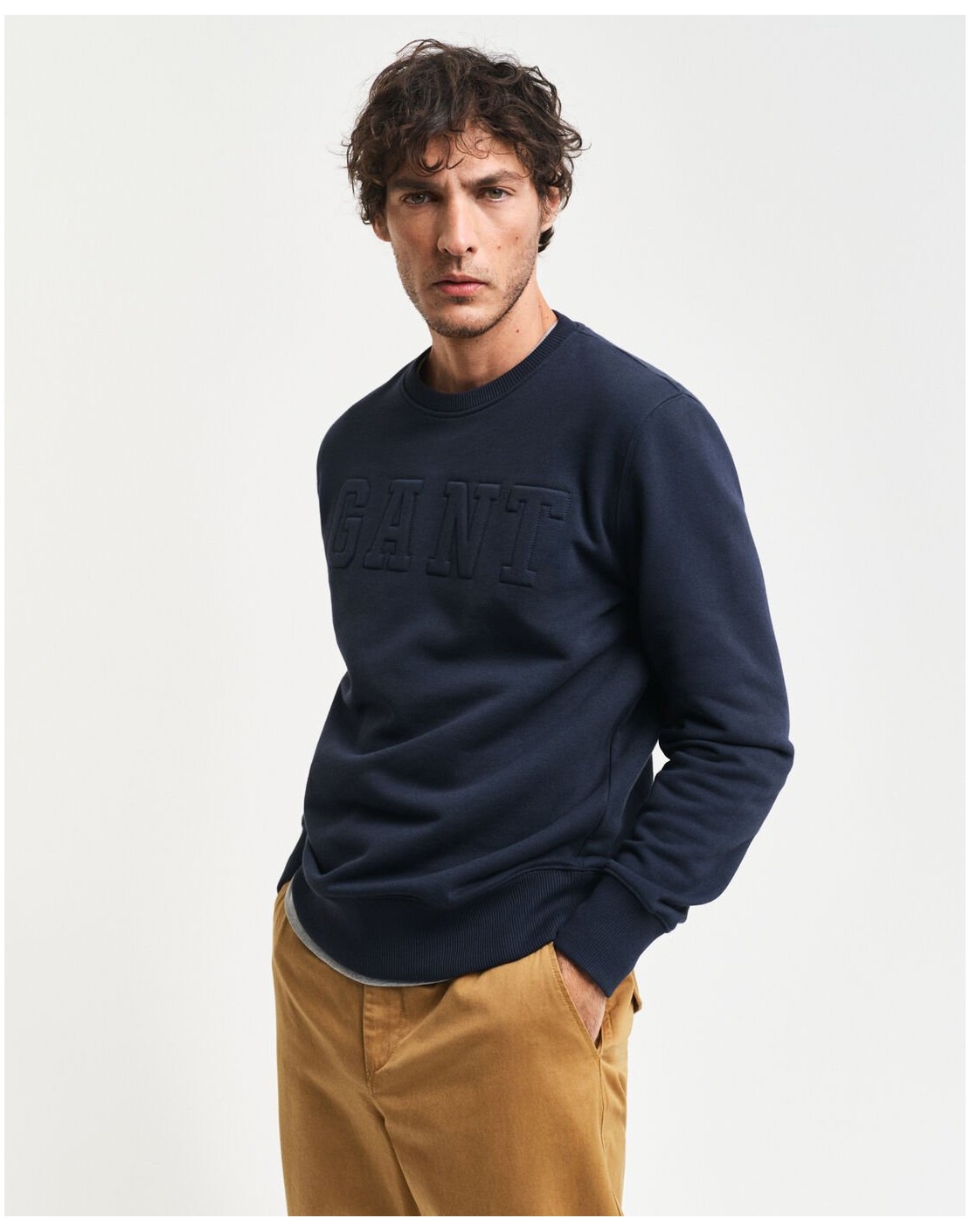 Gant Sudadera de cuello redondo con grabado