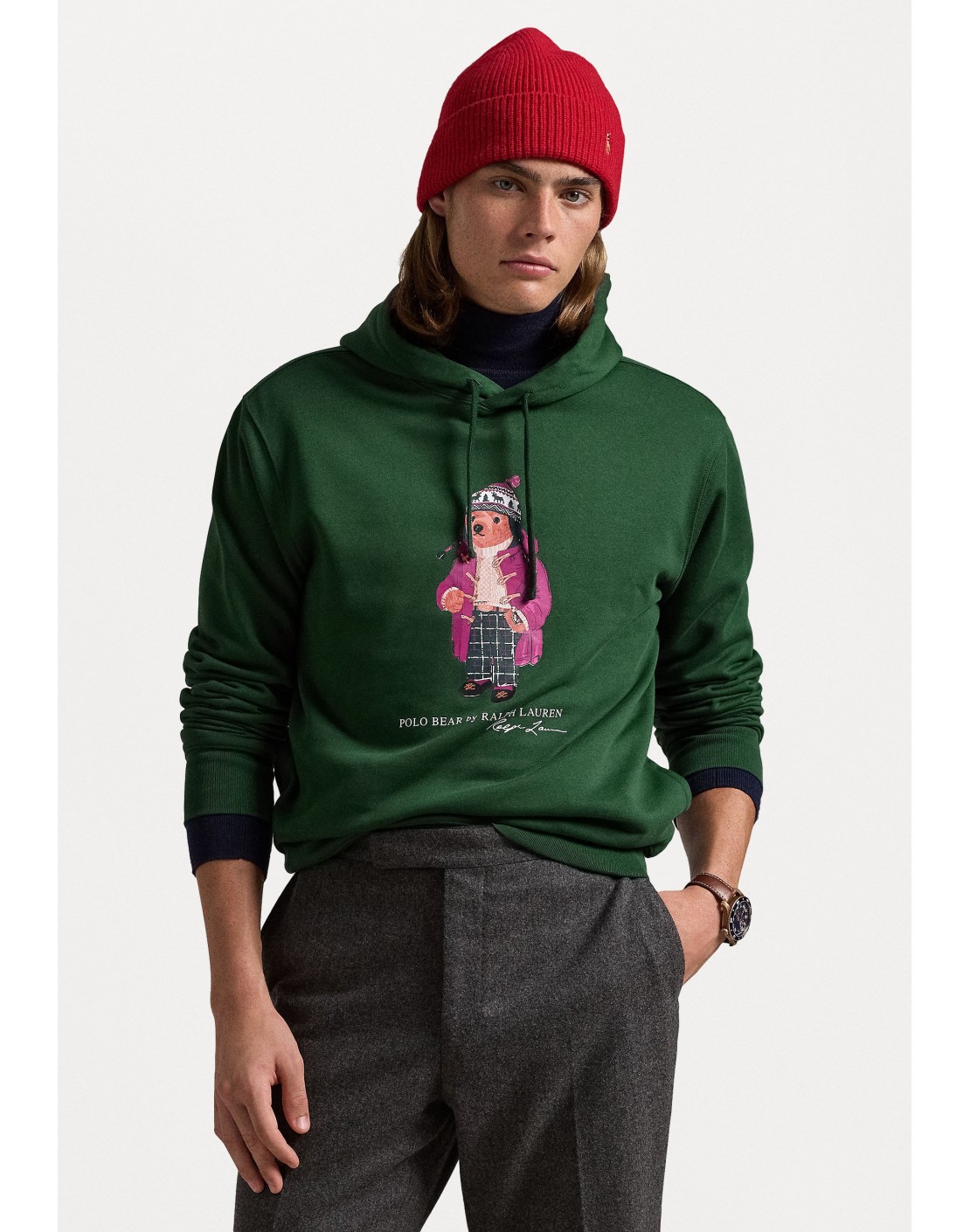 Polo Ralph Lauren Sudadera de felpa con Polo Bear