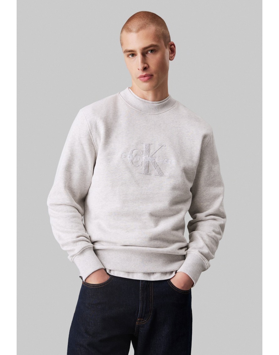 Calvin Klein Sudadera Chenille Monologo Crew Neck