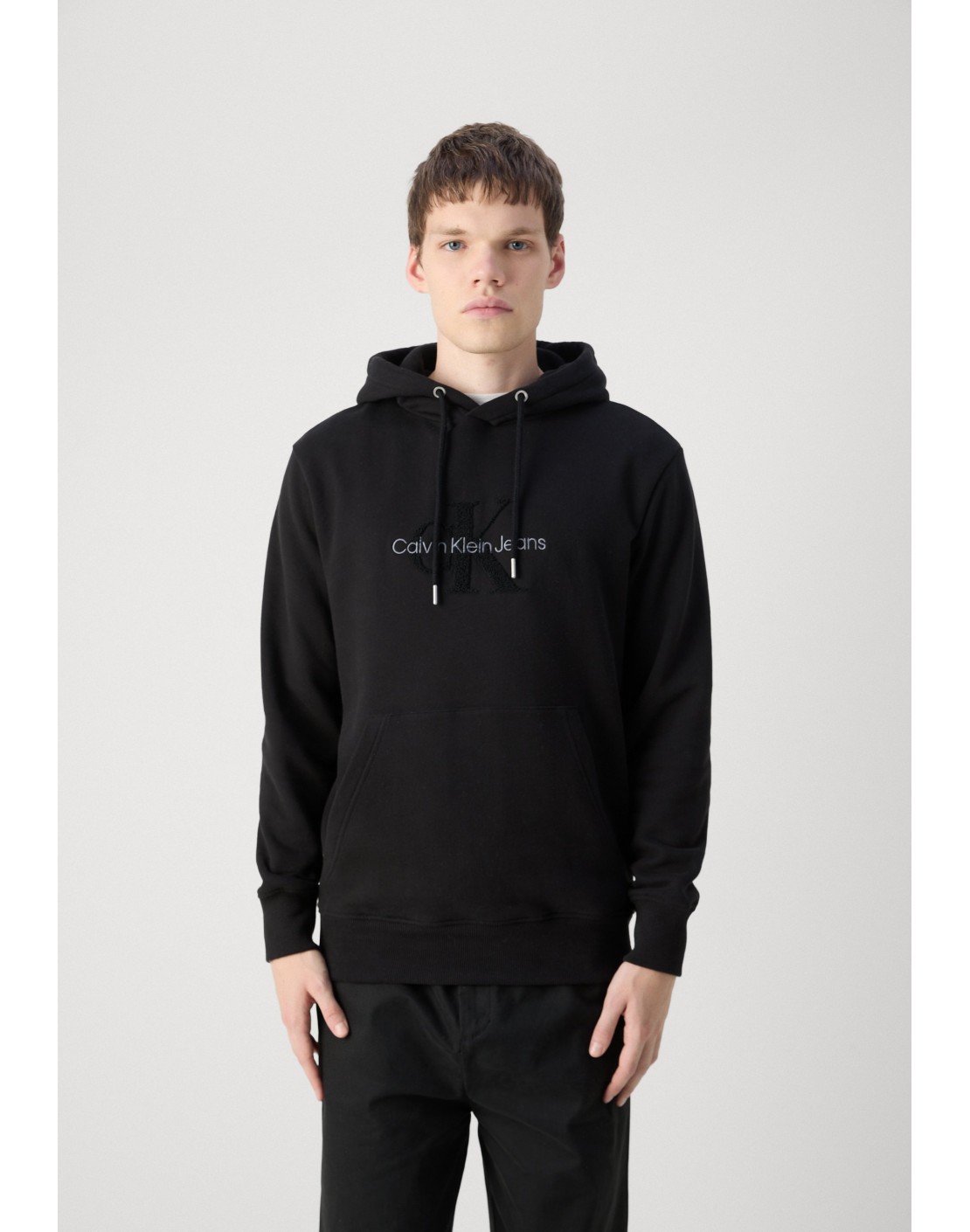 Calvin Klein Sudadera capucha Chenille Monologo Hoody