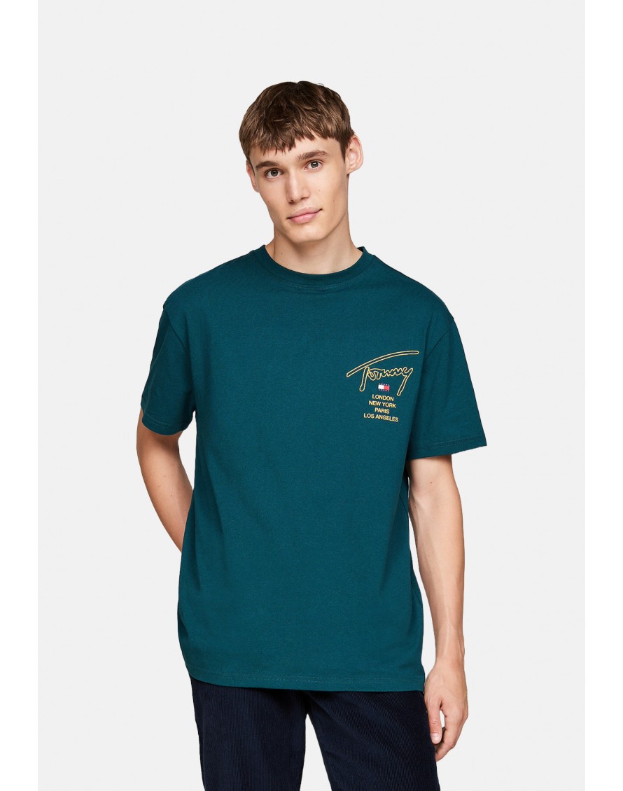 Tommy Jeans Camiseta TJM Reg Sig City Twist Tee