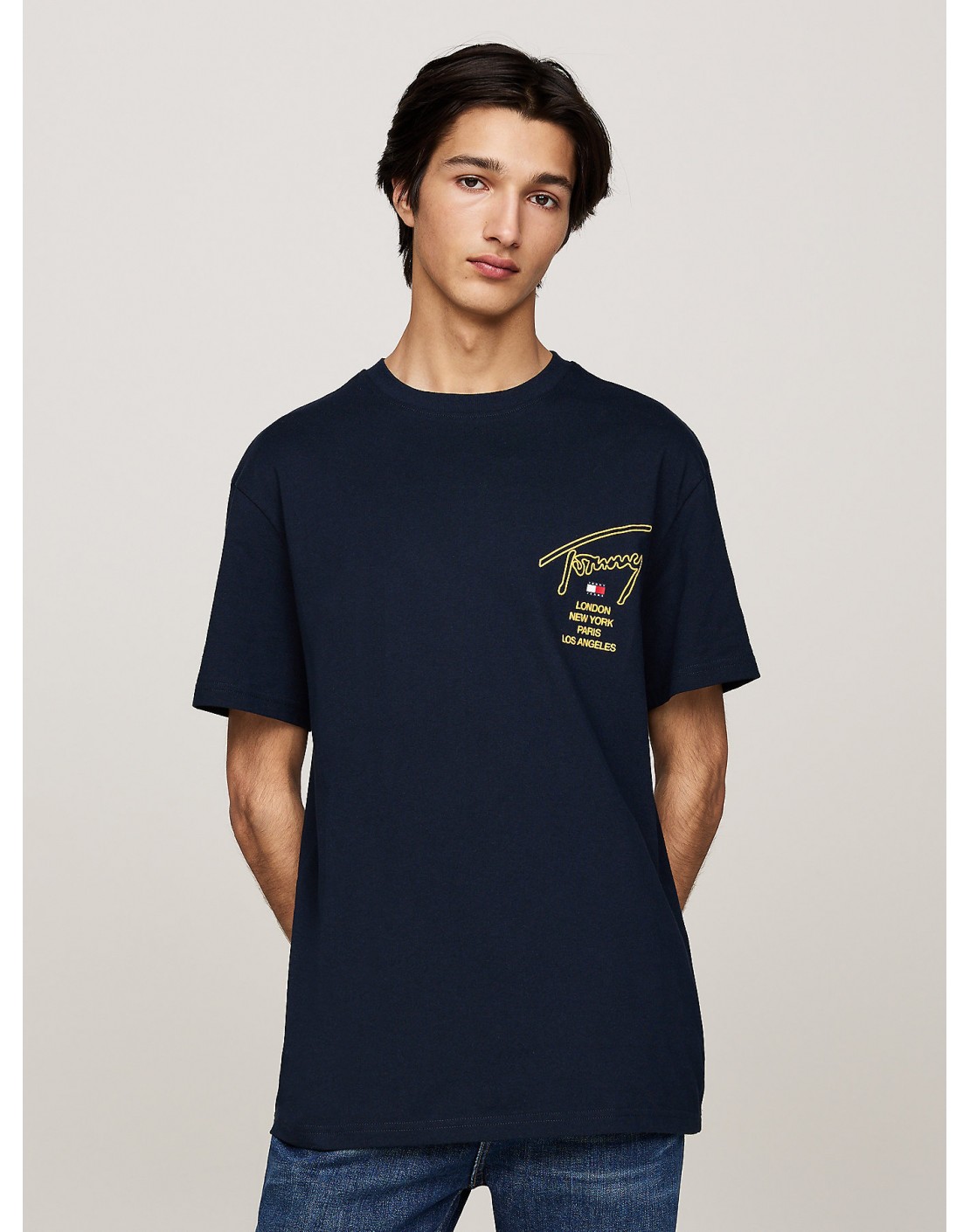 Tommy Jeans Camiseta TJM Reg Sig City Twist Tee