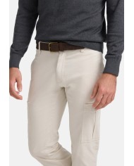 Silbon Pantalón sport cargo piedra
