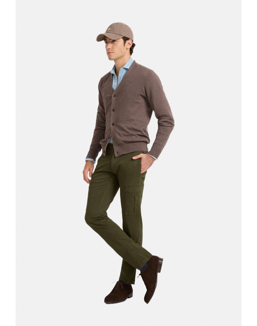 Silbon Pantalón sport cargo Verde