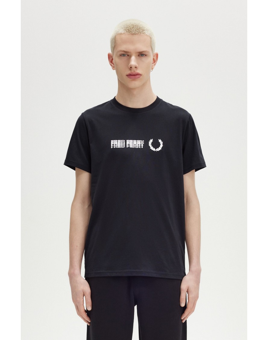 Fred Perry Camiseta Split Graphic T-Shirt