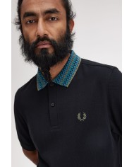 Fred Perry Polo Jacquard Collar Polo Shirt