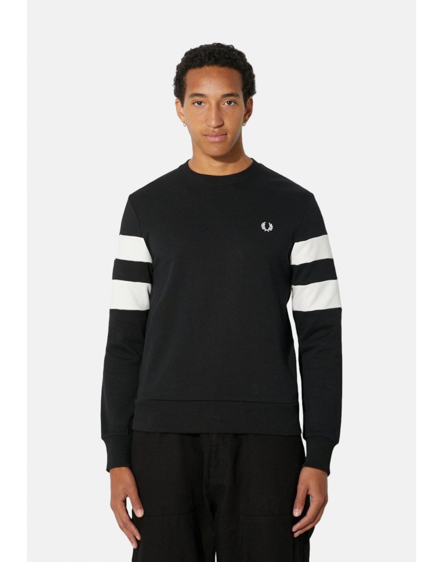 Fred Perry Sudadera Tipped Sleeve Sweatshirt