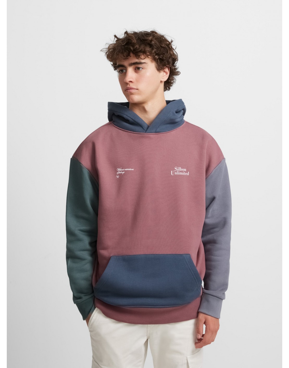 Silbon Sudadera capucha Special Fit Hoodie Multicolor