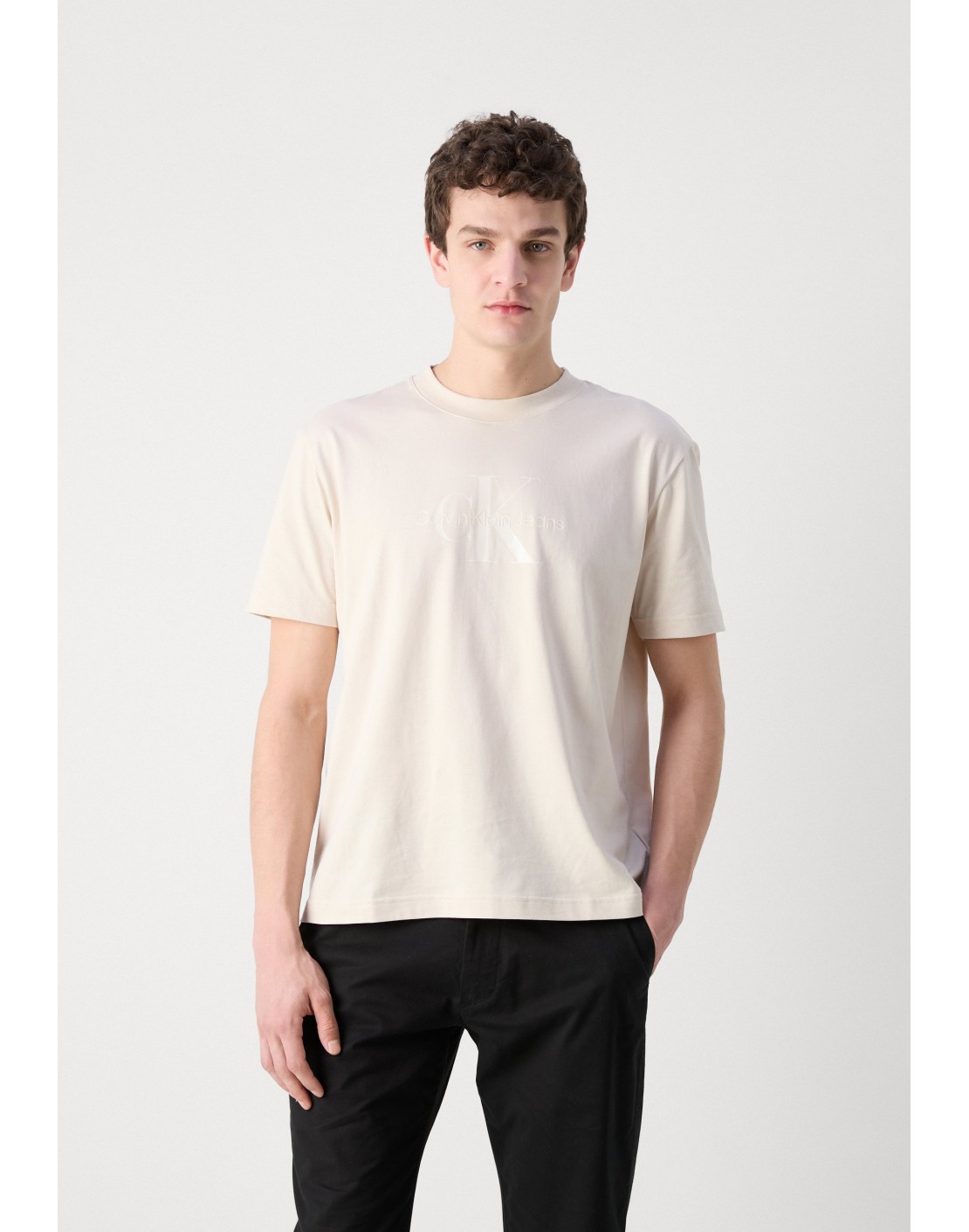 Calvin Klein Camiseta Shiny Monologo Tee