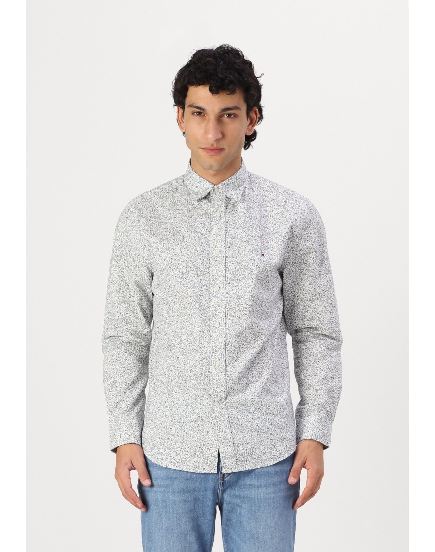 Tommy Hilfiger Camisa Flex Poplin Linear Floral RF