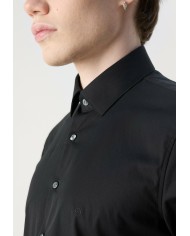 Calvin Klein Camisa ajustada de Popelín Elástico