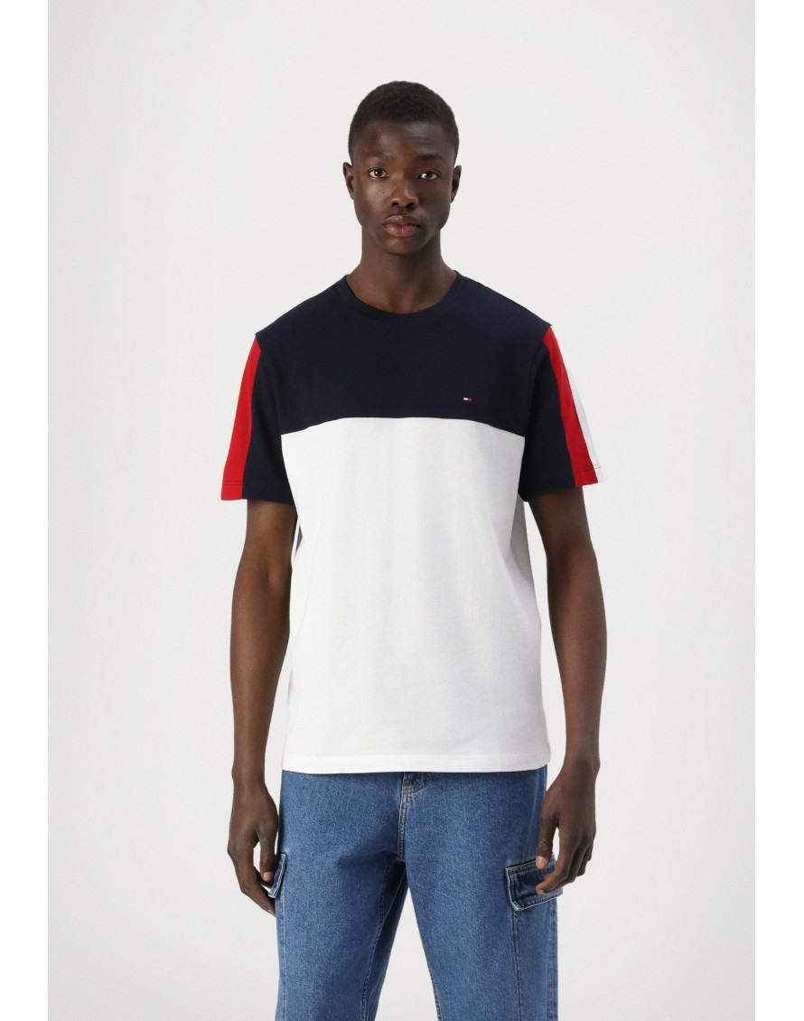 Tommy Hilfiger Camiseta Global Stripe Colourblock Tee