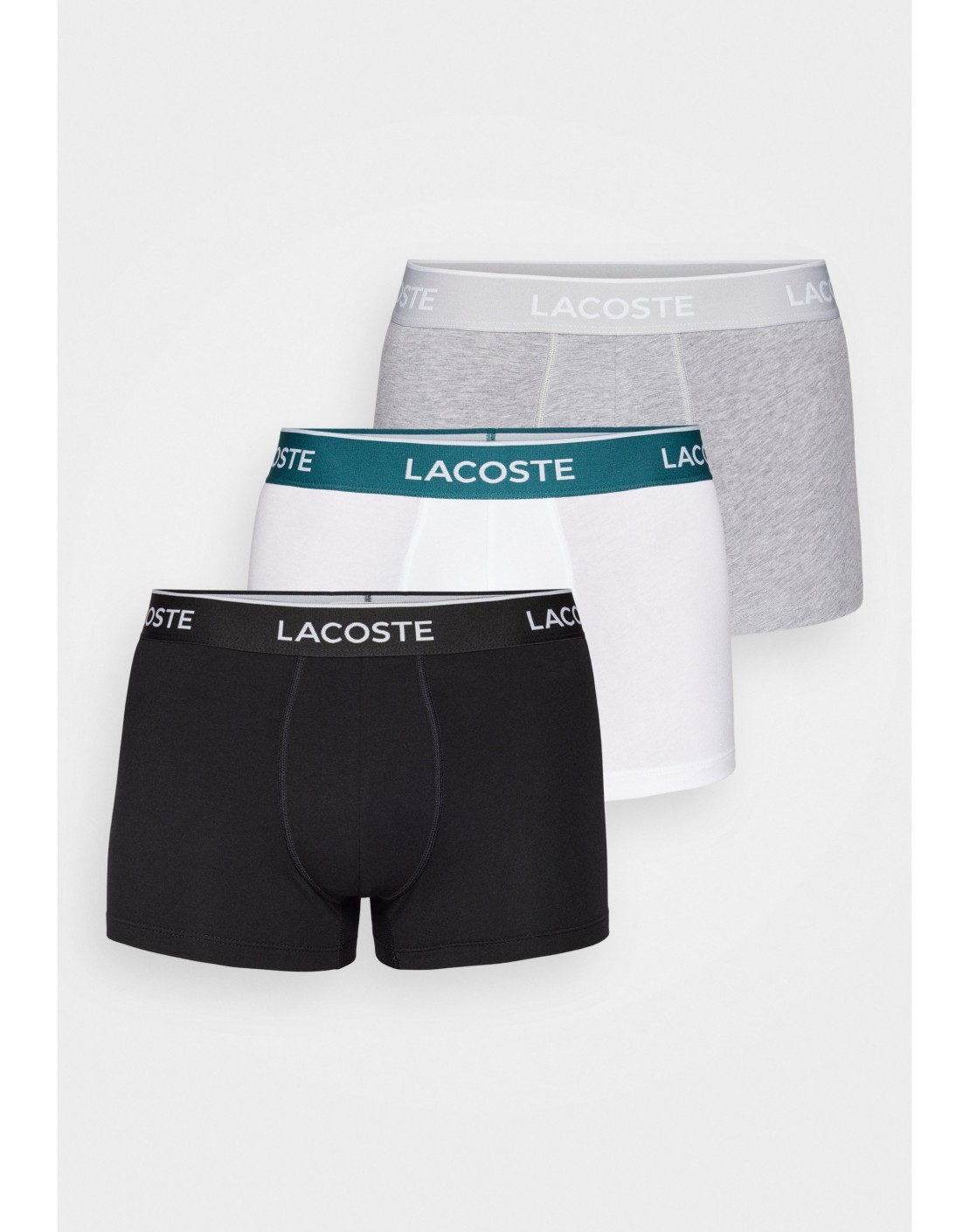 Lacoste Bóxer Pack de 3 calzoncillos de algodón elástico