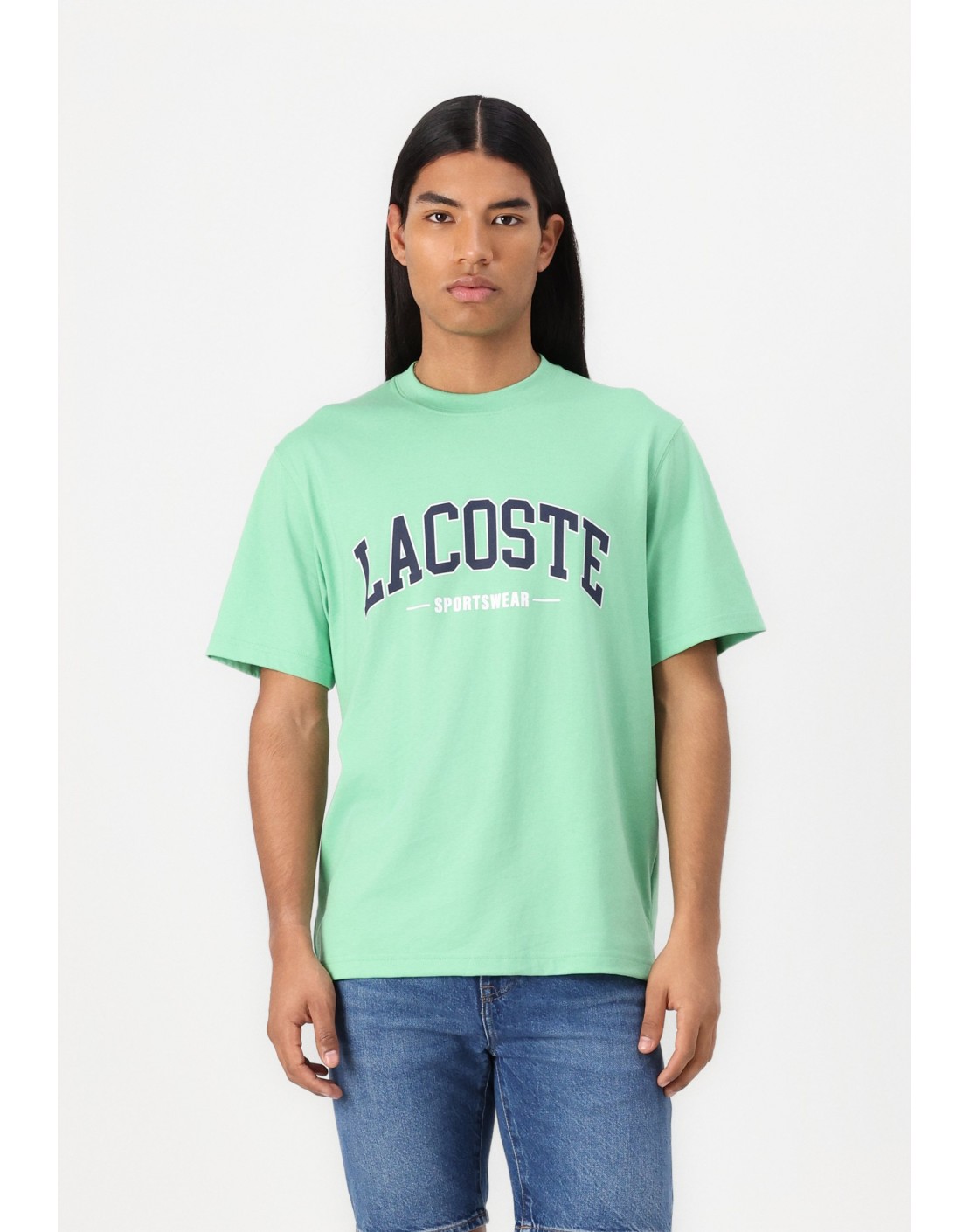 Lacoste Camiseta de algodón estampada